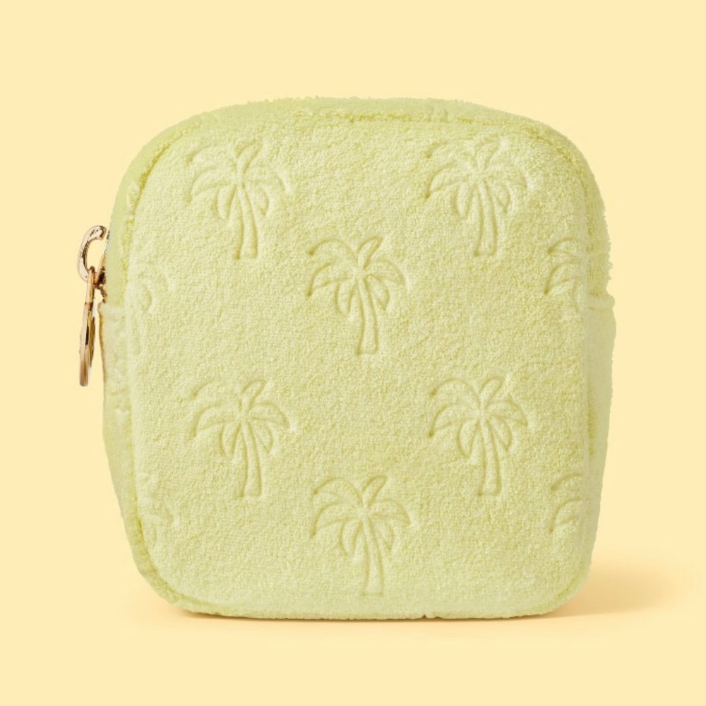 Stoney Clover Lane x Target Mini Square Pouch Palm Tree Embossed